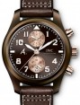 Product Image: IWC Schaffhausen IW388006 Pilot’s Watch Chronograph Edition “The Last Flight” Brown Arabic Rose Gold Silicon Nitride Brown Leather 46mm Automatic