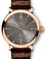 Product Image: IWC Schaffhausen IW458106 Portofino Automatic 37 Ardoise Diamond Red Gold Brown Leather 37mm Automatic