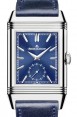 Product Image: Jaeger-LeCoultre Reverso Tribute Duoface Small Seconds Stainless Steel Blue/Grey Dial Leather Strap 3988482 - BRAND NEW