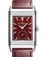 Product Image: Jaeger-LeCoultre Reverso Tribute Monoface Small Seconds Stainless Steel 45.6 x 27.4mm Burgundy Dial Q397846J - BRAND NEW