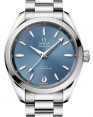 Product Image: Omega Seamaster Aqua Terra 150M Co-Axial Master Chronometer 34mm Stainless Steel Blue Index Dial Steel Bracelet 220.10.34.20.03.002 - BRAND NEW