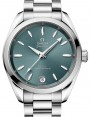Product Image: Omega Seamaster Aqua Terra 150M Co-Axial Master Chronometer 34mm Stainless Steel Green Index Dial Steel Bracelet 220.10.34.20.10.001 - BRAND NEW