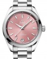 Product Image: Omega Seamaster Aqua Terra 150M Co-Axial Master Chronometer 34mm Stainless Steel Pink Index Dial Steel Bracelet 220.10.34.20.10.003 - BRAND NEW