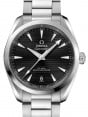 Product Image: Omega Seamaster Aqua Terra 150M Co-Axial Master Chronometer 38mm Stainless Steel Black Dial Steel Bracelet 220.10.38.20.01.001 - BRAND NEW