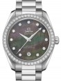 Product Image: Omega Seamaster Aqua Terra 150M Co-Axial Master Chronometer Ladies 38mm Stainless Steel Diamonds Grey Dial Dimond Set Index Steel Bracelet 220.15.38.20.57.001 - BRAND NEW