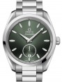 Product Image: Omega Seamaster Aqua Terra 150M Co-Axial Master Chronometer Small Seconds 38mm Stainless Steel Green Dial Black Steel Bracelet 220.10.38.20.10.001 - BRAND NEW