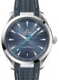 Product Image: Omega Seamaster Aqua Terra 150M Co‑Axial Master Chronometer Stainless Steel Blue Dial & Rubber Strap 41mm 220.12.41.21.03.002 - BRAND NEW