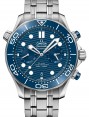 Product Image: Omega Seamaster Diver 300M Co‑Axial Master Chronometer Chronograph 44mm Stainless Steel Blue Dial 210.30.44.51.03.001 - BRAND NEW