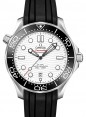 Product Image: Omega Seamaster Diver 300M 42mm Steel White Dial Rubber Strap 210.32.42.20.04.001
