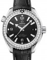 Product Image: Omega Seamaster Planet Ocean 600M Co-Axial Master Chronometer 39.5mm Stainless Steel Diamond Bezel Black Dial Rubber/Leather Strap 215.18.40.20.01.001 - BRAND NEW