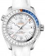 Product Image: Omega Seamaster Planet Ocean 600M Co-Axial Master Chronometer 39.5mm White Gold Diamond Bezel White Mother-of-Pearl Dial 215.58.40.20.05.001 - BRAND NEW