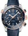 Product Image: Omega Seamaster Planet Ocean 600M Co-Axial Master Chronometer Chronograph 45.5mm Stainless Steel Sedna Gold Blue Dial 215.23.46.51.03.001 - BRAND NEW