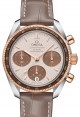 Product Image: Omega Speedmaster 38 Co‑Axial Chronograph Stainless Steel/Sedna Gold Brown Dial Leather Strap 324.23.38.50.02.002 - BRAND NEW