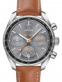 Product Image: Omega Speedmaster 38 Co‑Axial Chronograph Stainless Steel Grey Dial Leather Strap 324.32.38.50.06.001 - BRAND NEW