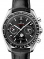 Product Image: Omega Speedmaster Two Counters Moonphase Co‑Axial Master Chronometer Moonphase Chronograph 44.25 Stainless Steel Ceramic Bezel Black Dial Alligator Leather Strap 304.33.44.52.01.001 - BRAND NEW