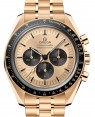 Product Image: Omega Speedmaster Moonwatch Professional Co-Axial Master Chronometer Chronograph 42mm Yellow Dial Moonshine Gold Bracelet 310.60.42.50.99.002 - BRAND NEW