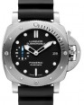 Product Image: Panerai Submersible Stainless Steel 42mm Black Dial PAM00682 - PRE-OWNED