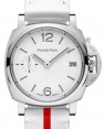 Product Image: Panerai Luminor Due Luna Rossa Stainless Steel 38mm White Dial PAM01306 - BRAND NEW