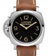 Product Image: Panerai Luminor Left-Handed Steel 47mm Black Dial Leather Strap PAM00557 - BRAND NEW