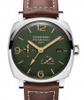 Product Image: Panerai Radiomir GMT Power Reserve Steel 45mm Green Dial Leather Strap PAM00999 - BRAND NEW