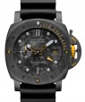 Product Image: Panerai Submersible GMT Carbotech™ Navy SEALs 44mm Black Dial Rubber Strap PAM01324 - BRAND NEW