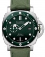 Product Image: Panerai Submersible QuarantaQuattro ESteel™ Verde Smeraldo 44mm Green Dial Recycled PET Strap PAM01287 - BRAND NEW