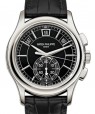 Product Image: Patek Philippe Complications Flyback Chronograph Annual Calendar Platinum Black Dial 5905P-010 