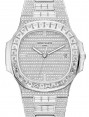 Product Image: Patek Philippe Nautilus Date Sweep Seconds White Gold/Diamonds Dial & Bezel 5719/10G-010 - BRAND NEW