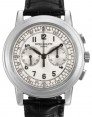 Product Image: Patek Philippe Chronograph White Gold 42mm Silver Dial 5070G-001