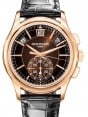 Product Image: Patek Philippe Complications Flyback Chronograph Annual Calendar Rose Gold Brown Sunburst Dial 5905R-001 - BRAND NEW