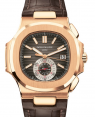 Product Image: Patek Philippe Nautilus Flyback Chronograph Date Rose Gold Black Brown Dial 5980R-001 - BRAND NEW