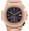 Product Image: Patek Philippe Nautilus Chronograph Date Automatic Rose Gold Black Dial 5980/1R-001 - PRE OWNED