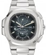 Product Image: Patek Philippe Nautilus Flyback Chronograph Travel Time Stainless Steel Blue Black Dial 5990/1A-011 - BRAND NEW