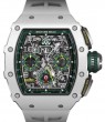 Product Image: Richard Mille Automatic Flyback Chronograph Le Mans Classic Carbon Ceramic White RM 11-03