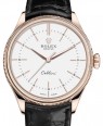 Product Image: Rolex Cellini Time Rose Gold White Index Dial Domed & Fluted Double Bezel Black Leather Bracelet 50505 - BRAND NEW