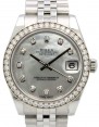 Product Image: Rolex Datejust 31 Lady Midsize White Gold/Steel Factory White Mother of Pearl Diamond Dial & Diamond Bezel Jubilee Bracelet 178384 - PRE-OWNED