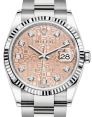 Product Image: Rolex Datejust 36 White Gold/Steel Pink Jubilee Diamond Dial & Fluted Bezel Oyster Bracelet 126234 - BRAND NEW