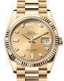 Product Image: Rolex Day-Date 36 President Yellow Gold Champagne Diamond Dial 128238 - BRAND NEW