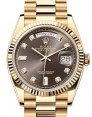 Product Image: Rolex Day-Date 36 President Yellow Gold Dark Grey Diamond Dial 128238 - BRAND NEW