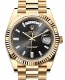 Product Image: Rolex Day-Date 40 President Yellow Gold Black Diamond Dial 228238 - BRAND NEW