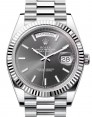 Product Image: Rolex Day-Date 40 President Platinum Slate Index Dial 228236 - BRAND NEW