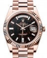 Product Image: Rolex Day-Date 40 President Rose Gold Eisenkiesel Diamond Dial 228235 - BRAND NEW