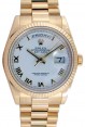 Product Image: Rolex Day-Date President 118238 Men's 36mm White Roman Solid 18k Yellow Gold - PRE-OWNED