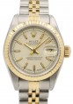 Product Image: Rolex Lady-Datejust Steel Yellow Gold White Jubilee Index Dial Gold Fluted Bezel Jubilee Bracelet 69173 - PRE-OWNED