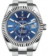 Product Image: Rolex Sky-Dweller Stainless Steel Blue Index Dial Oyster Bracelet 326934 - BRAND NEW