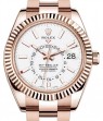 Product Image: Rolex Sky-Dweller Rose Gold White Index Dial Oyster Bracelet 326935 - BRAND NEW