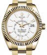 Product Image: Rolex Sky-Dweller Yellow Gold White Index Dial Oyster Bracelet 326938 - BRAND NEW