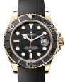 Product Image: Rolex Yacht-Master 42 Yellow Gold Black Dial & Matte Black Oysterflex Strap 226658 - BRAND NEW