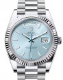 Product Image: Rolex Day-Date 40 President Platinum Ice Blue Index Dial 228236 - BRAND NEW