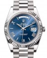 Product Image: Rolex Day-Date 40 President White Gold Blue Roman Dial 228239 - BRAND NEW